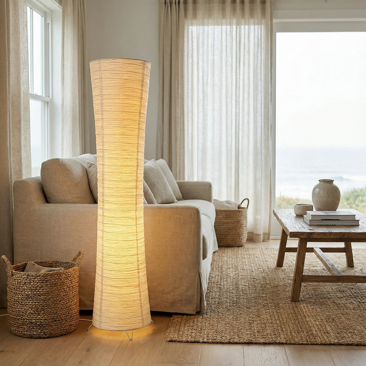 Japandi floor lamp dimensions