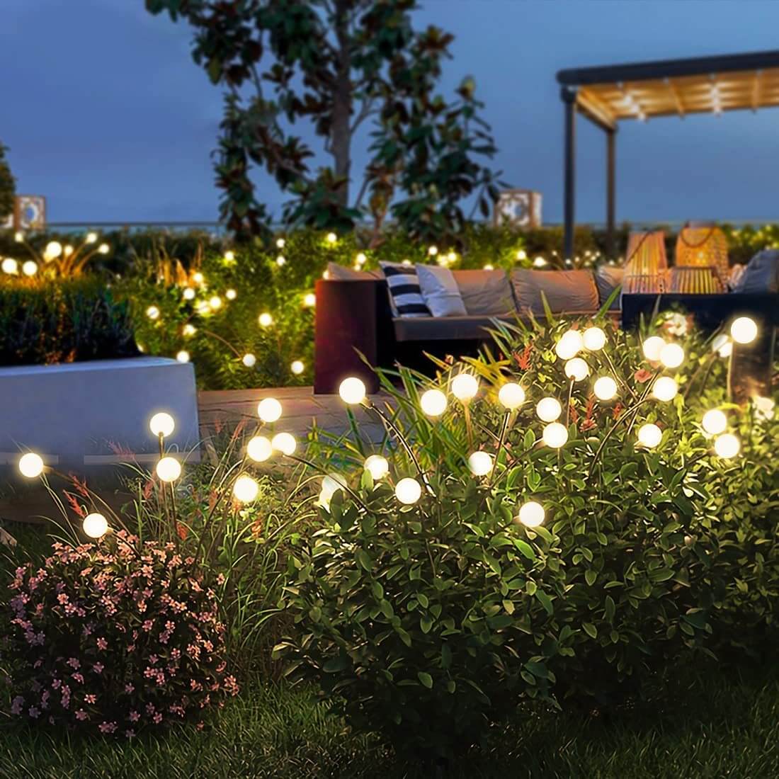 Solar garden stake light