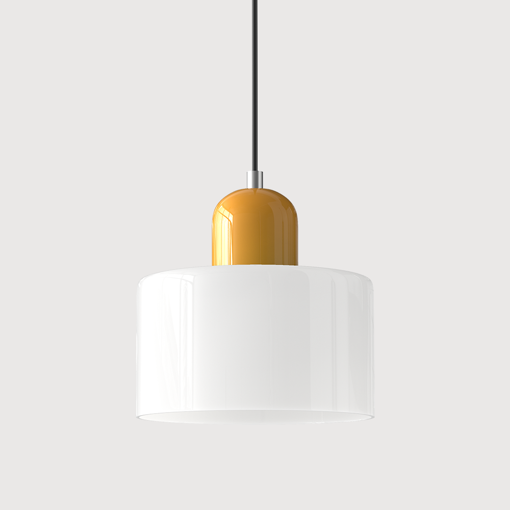 Glass pendant light