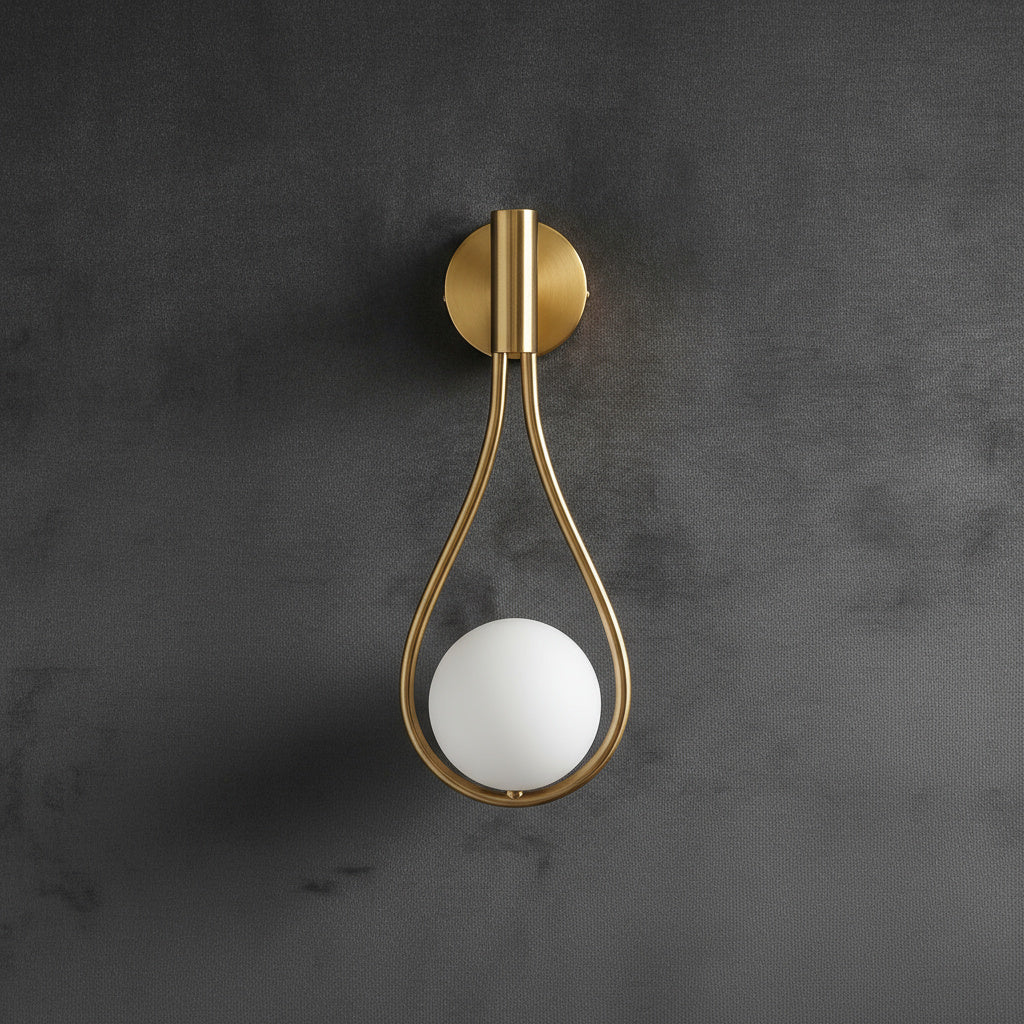 modern nordic wall lamp gold