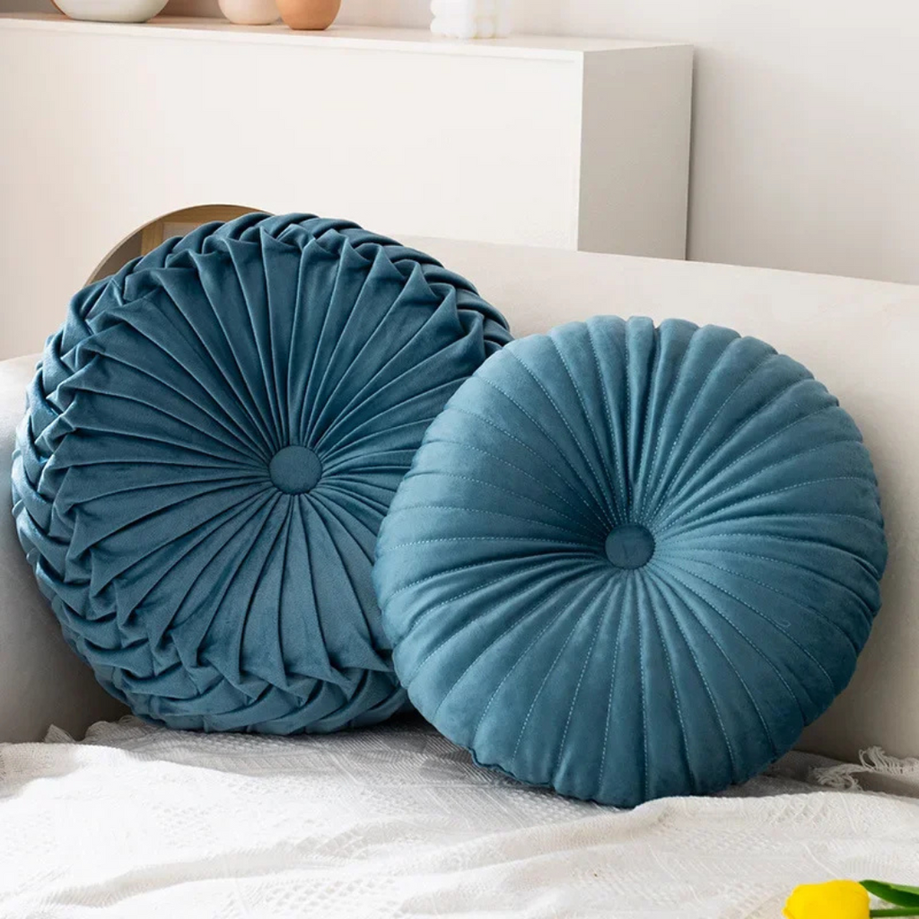 Fluffy decorative throw pillow