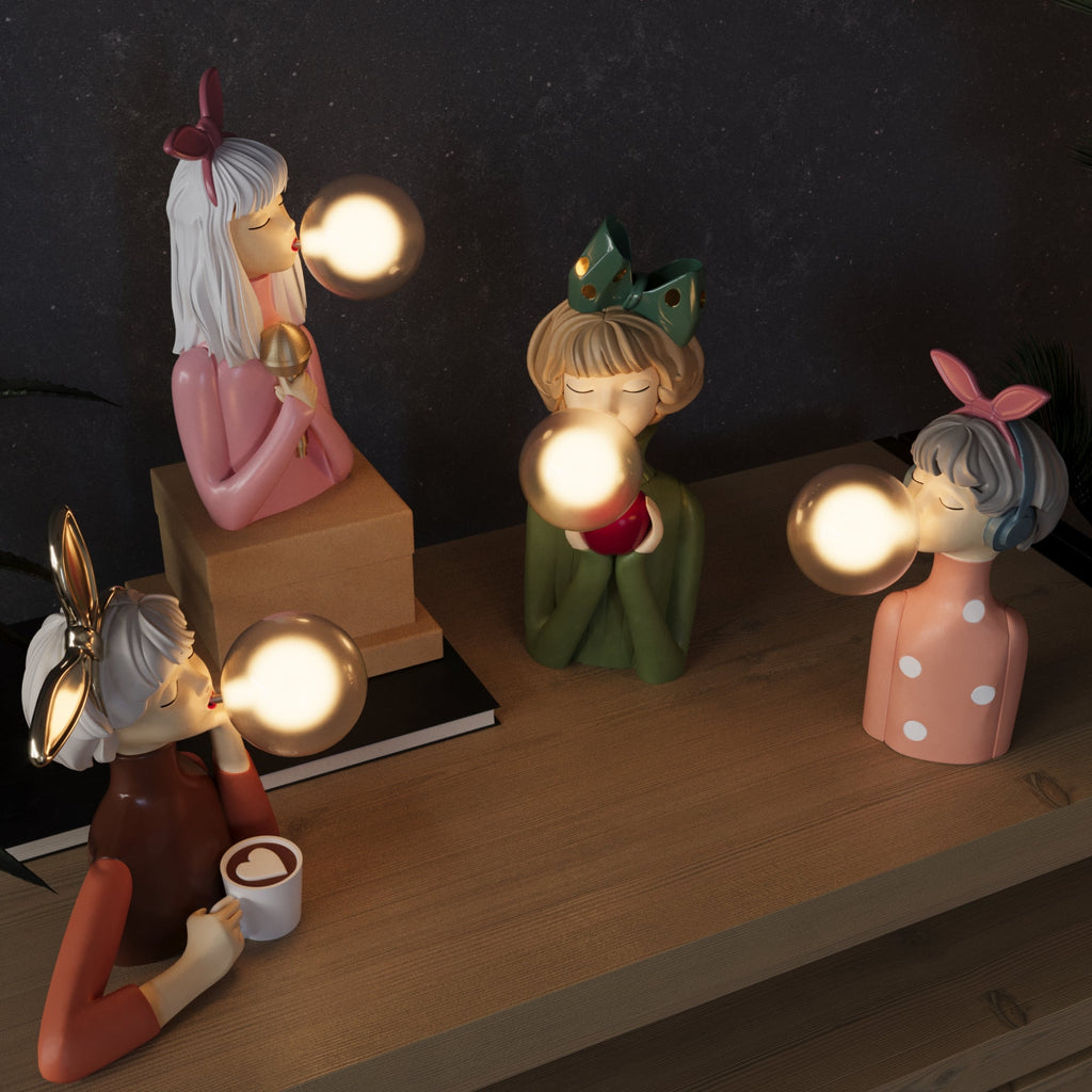 Modern table lamp style detail view