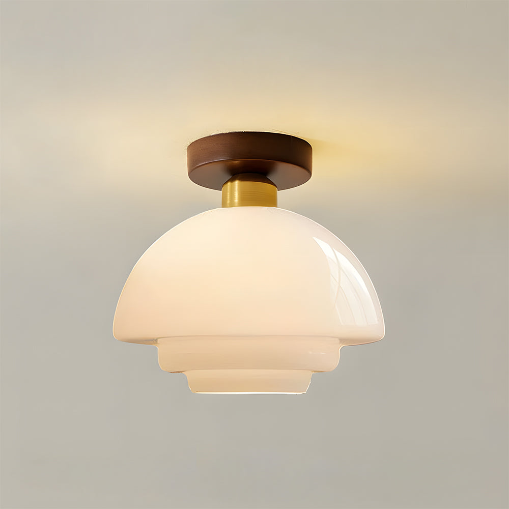 Walnut ceiling light dimensions