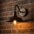Vintage bronze outdoor wall lantern