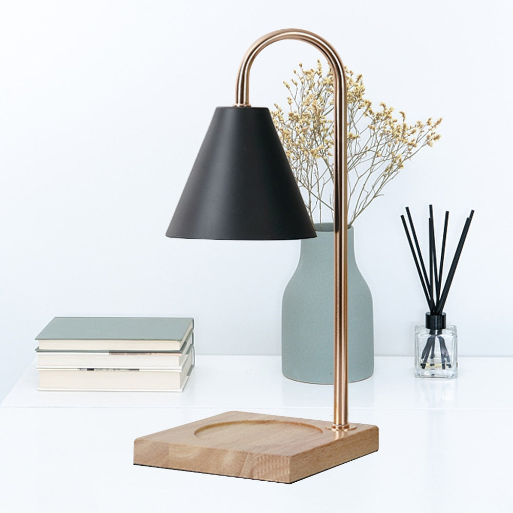 Candle warmer lamp black
