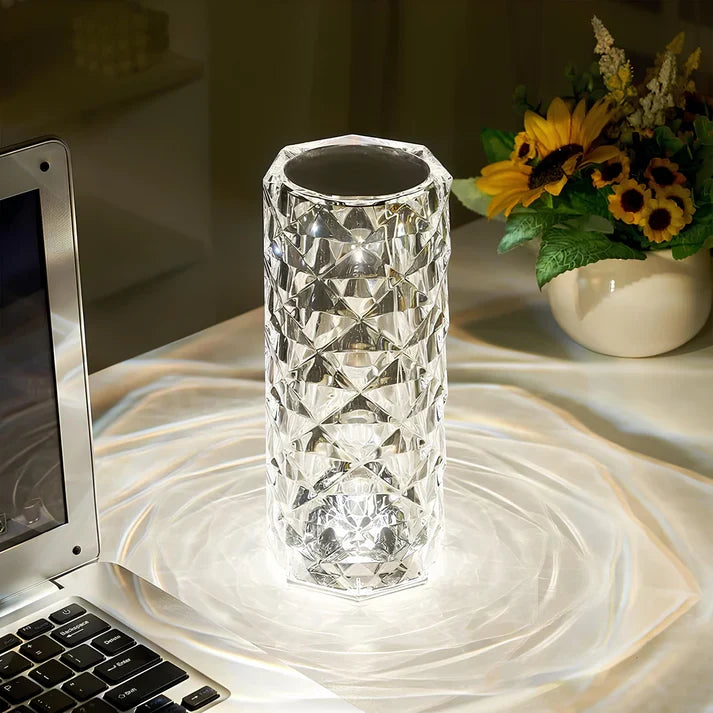 Touch sensor on top of the acrylic lamp