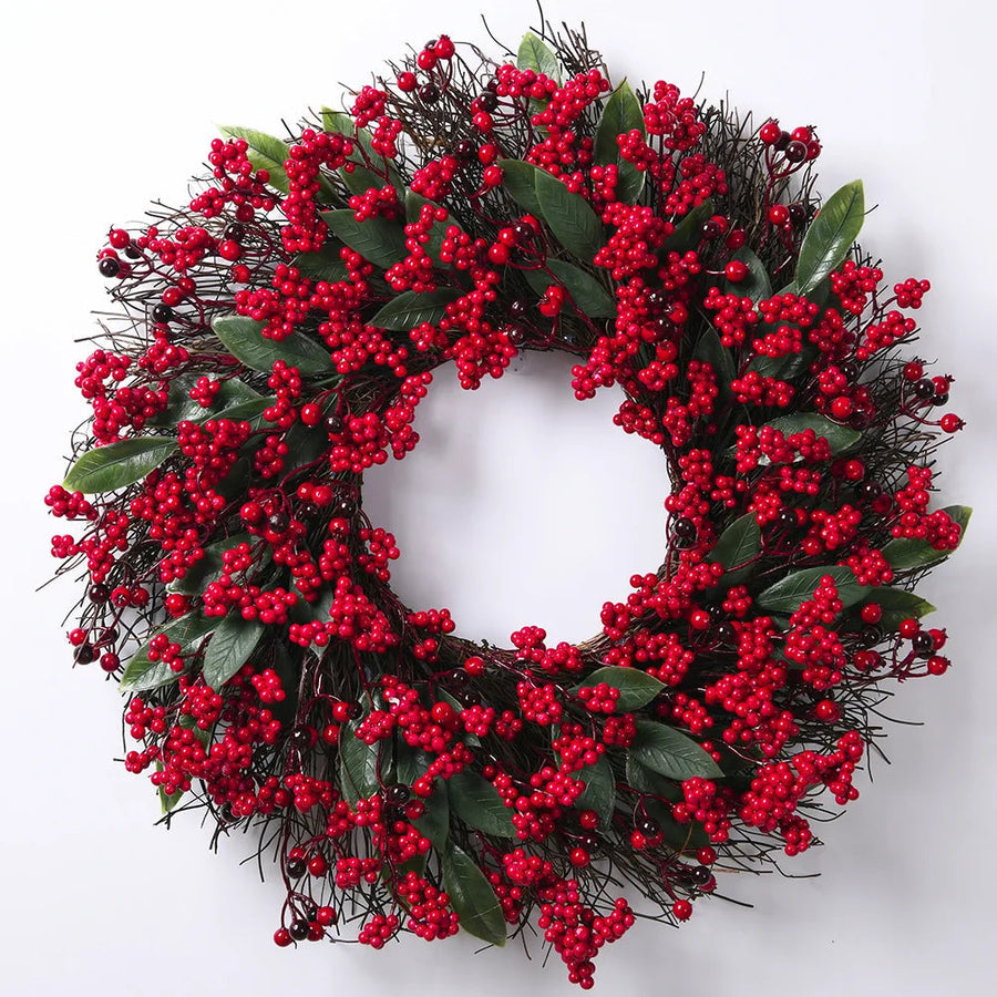 Red berry Christmas wreath