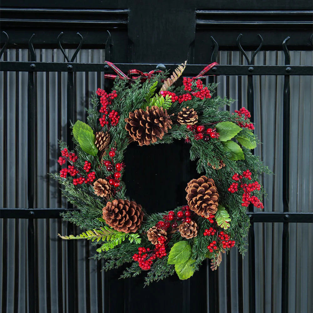 Eucalyptus berry wreath