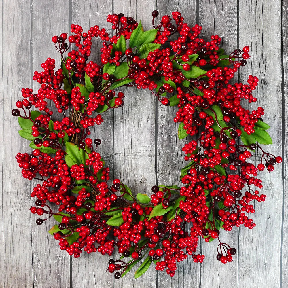 Berry wreath detail
