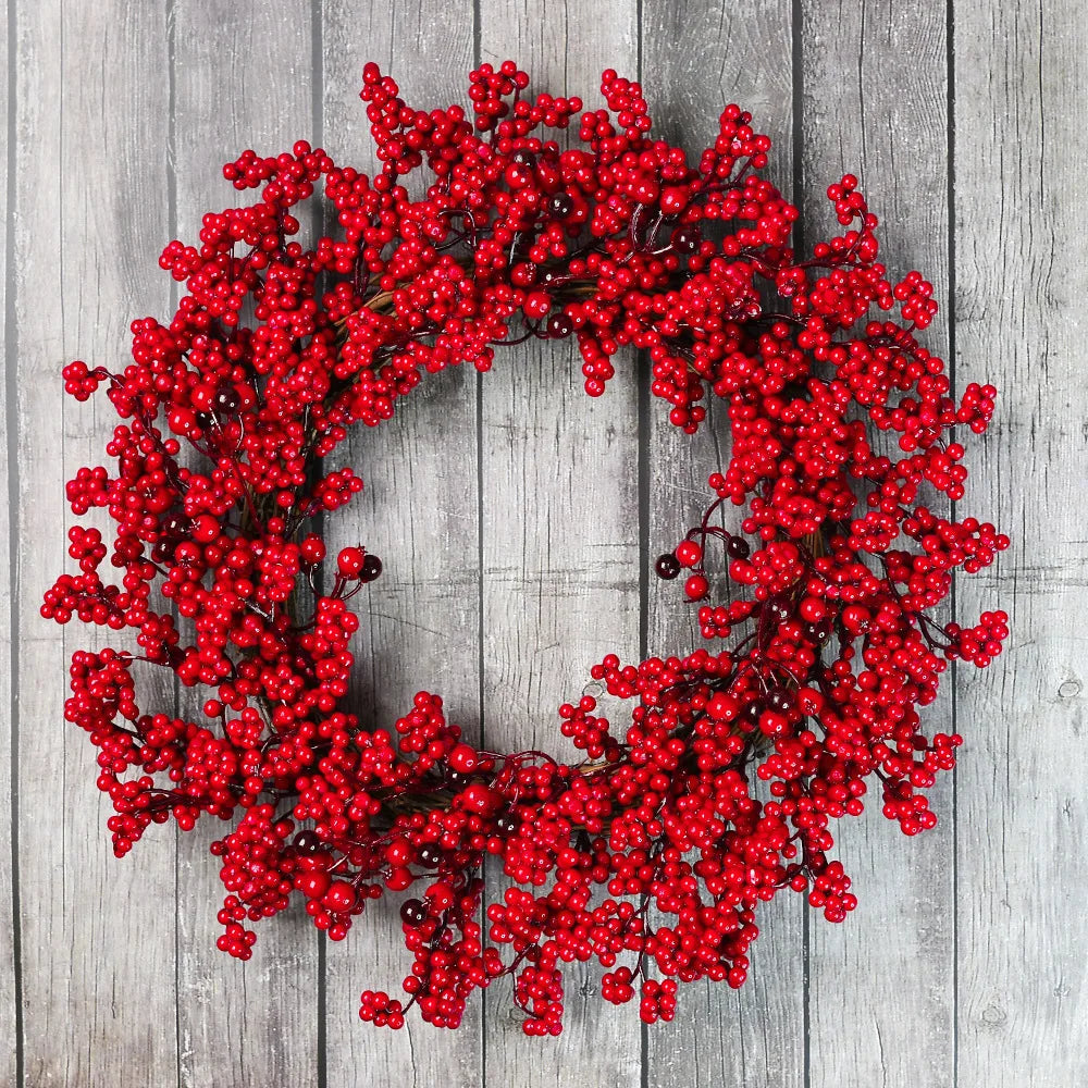red berry christmas wreath