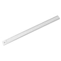 Silver wireless light bar with frosted diffused panel