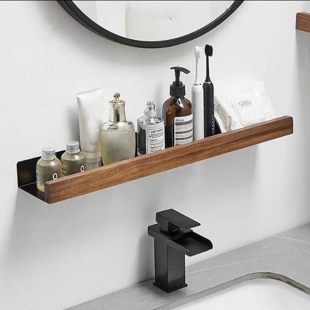 Bathroom floating shelf