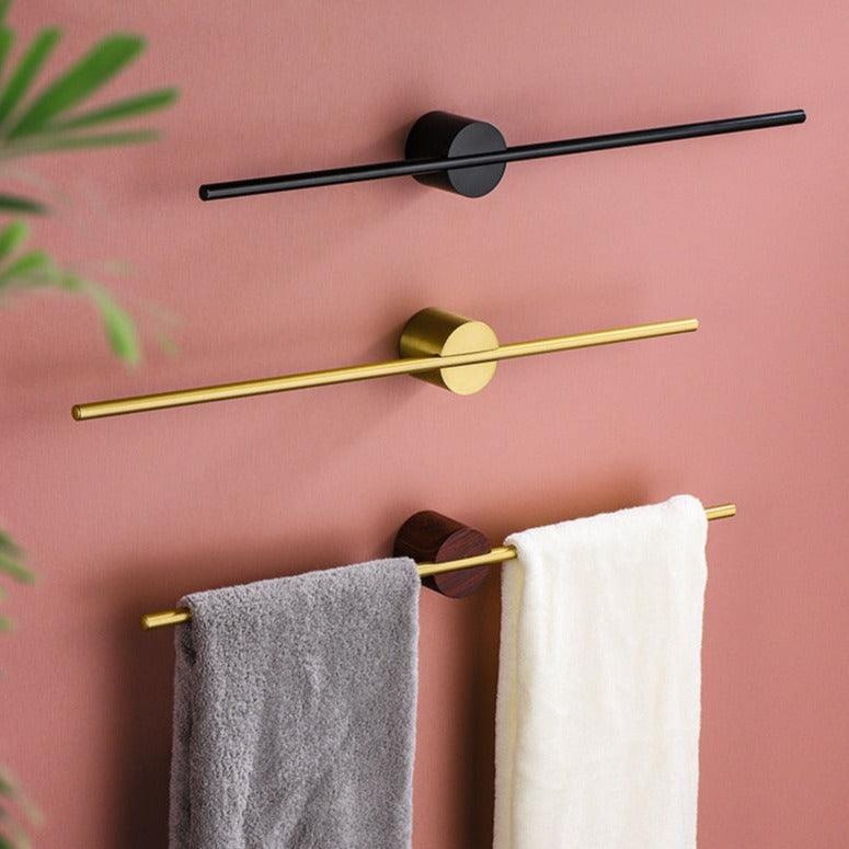 Aluminum towel holder