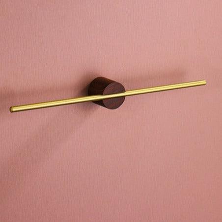 freestanding towel rack Wood & Gold