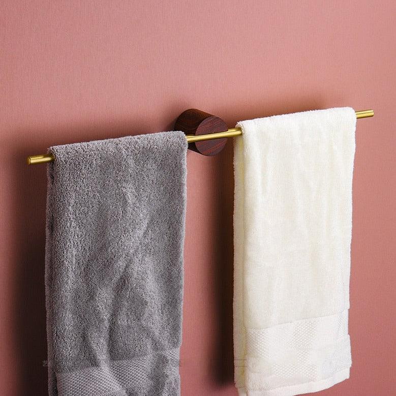 Towel rack black finish